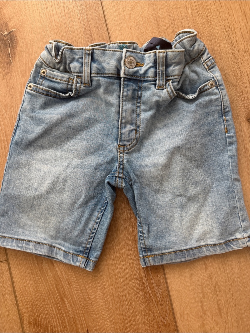 Light Blue Kids Denim Shorts